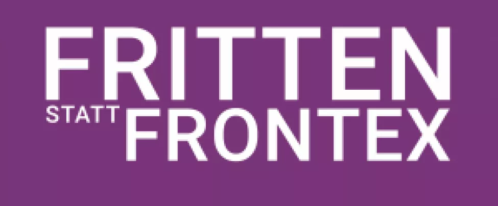 Logo: Fritten statt Frontex 