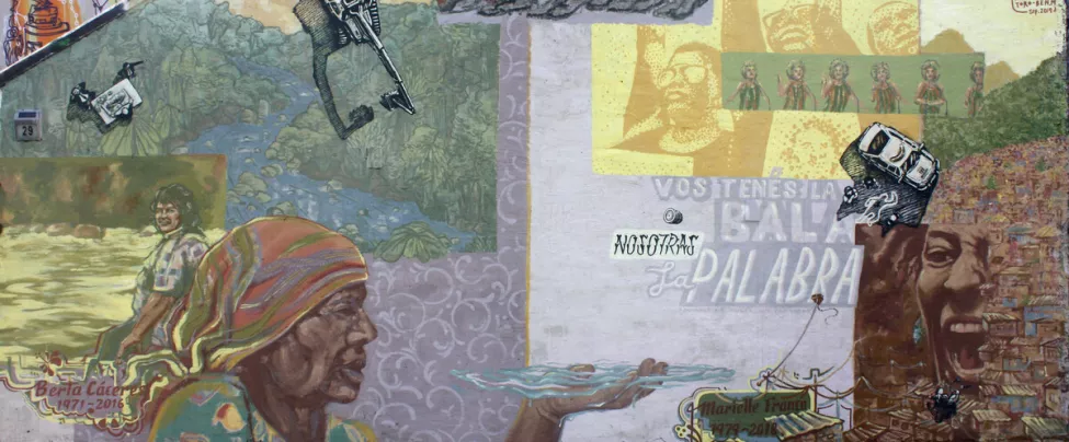 Wandbild in der Malmöer Strasse