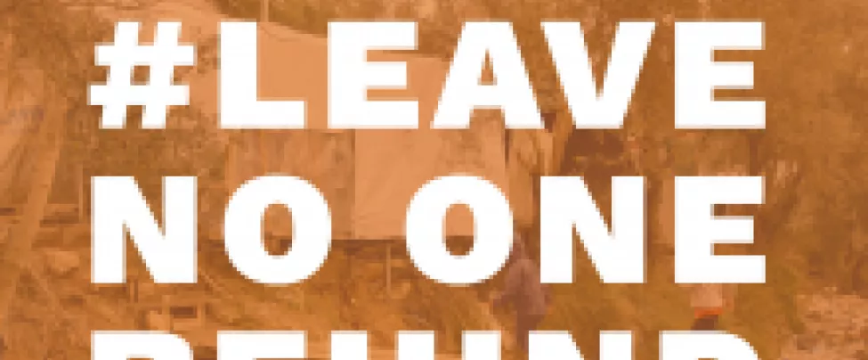 Leave no one behind Logo