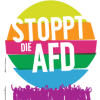 Aufstehen gegen Rassismus - Aufkleber Stoppt die AfD